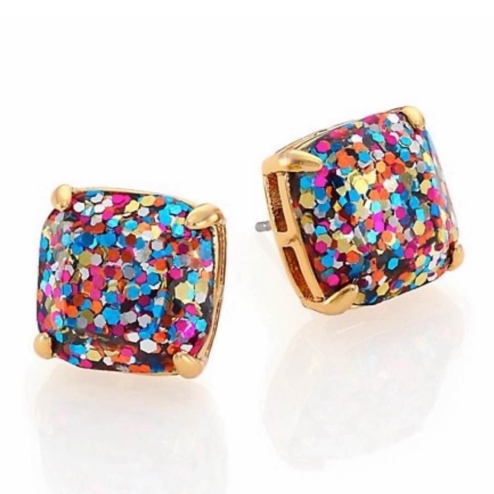 Kate Spade Multicolor Glitter Earrings